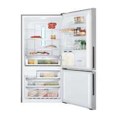 Electrolux UltimateTaste 500 496 Litres 2 Star Frost Free Double Door Bottom Mount Refrigerator with Door Alarm (EBE5302C-S, Stainless Steel)