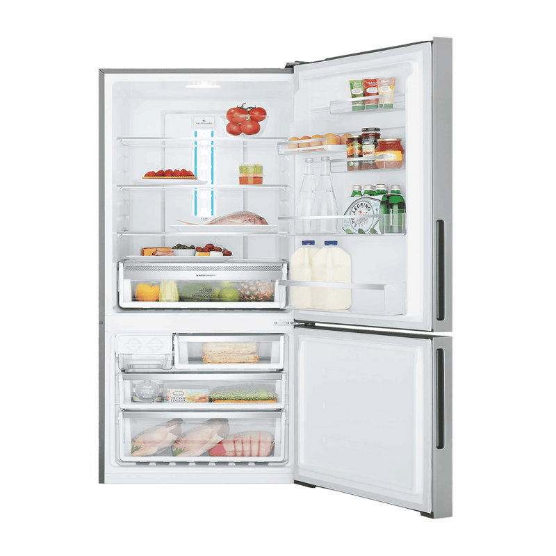 Electrolux UltimateTaste 500 496 Litres 2 Star Frost Free Double Door Bottom Mount Refrigerator with Door Alarm (EBE5302C-S, Stainless Steel)