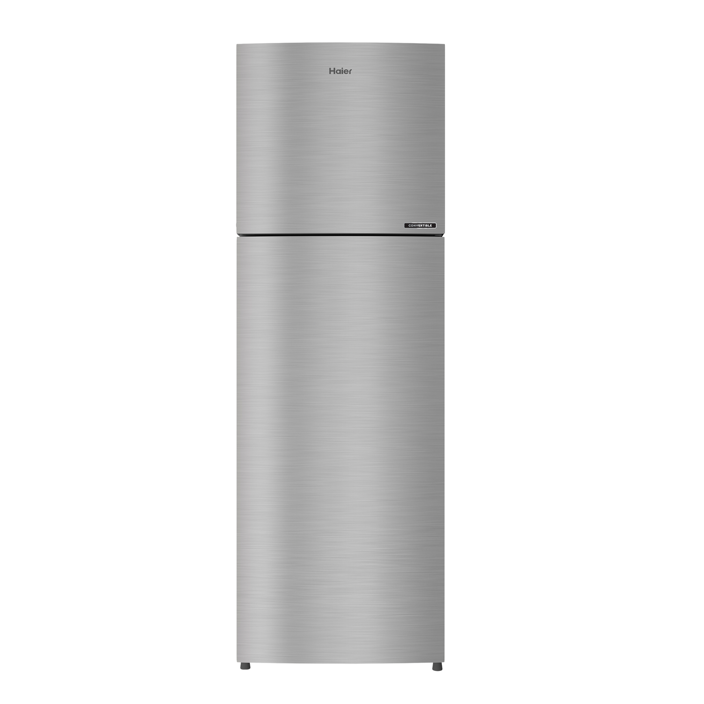 Haier 268 Litres 2 Star Frost Free Double Door Convertible Refrigerator with Turbo Icing (HRF-3182BIS-P, Inox Steel)