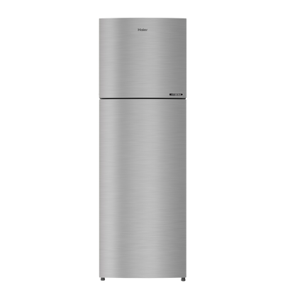 Haier 268 Litres 2 Star Frost Free Double Door Convertible Refrigerator with Turbo Icing (HRF-3182BIS-P, Inox Steel)