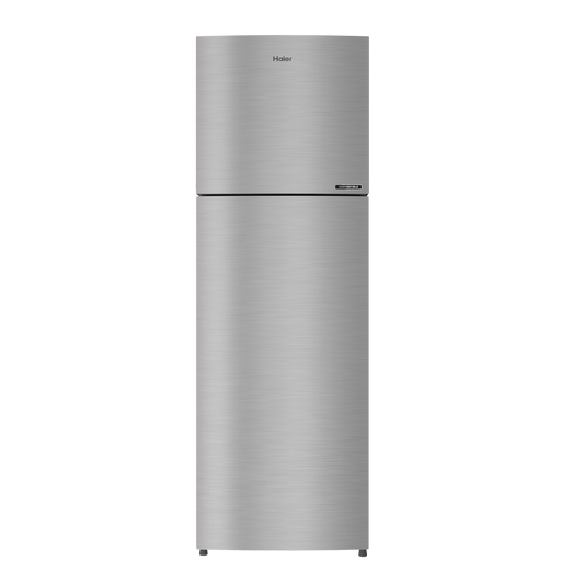 Haier 268 Litres 2 Star Frost Free Double Door Convertible Refrigerator with Turbo Icing (HRF-3182BIS-P, Inox Steel)