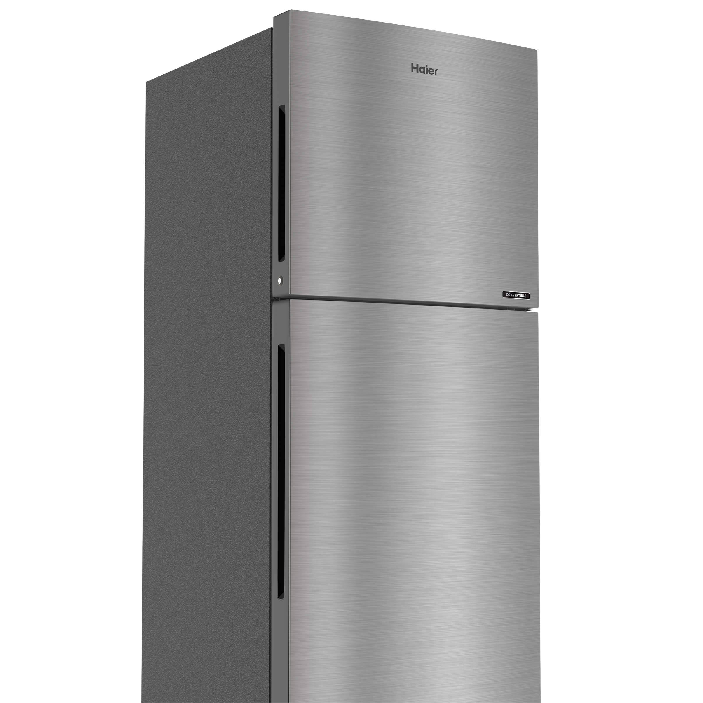 Haier 268 Litres 2 Star Frost Free Double Door Convertible Refrigerator with Turbo Icing (HRF-3182BIS-P, Inox Steel)