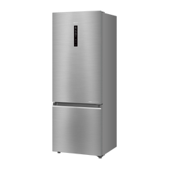 Haier 325 Litres 3 Star Frost Free Double Door Bottom Mount Convertible Refrigerator with Triple Inverter Technology (HRB-3753BBS-P, Brushline Silver)