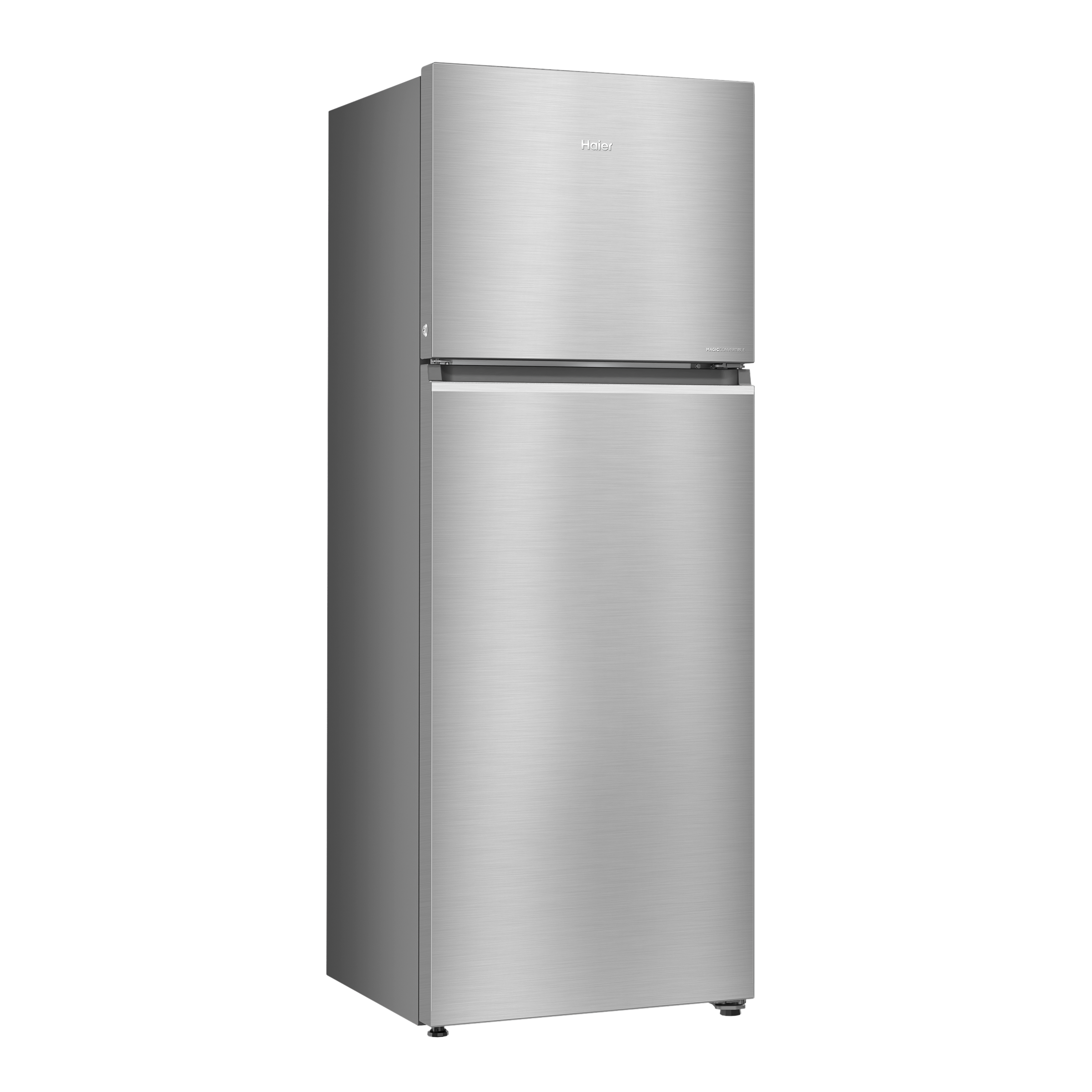 Haier 328 Litres 3 Star Frost Free Double Door Convertible Refrigerator with Triple Inverter Technology (HRF-3783BIS-P, Inox Steel)