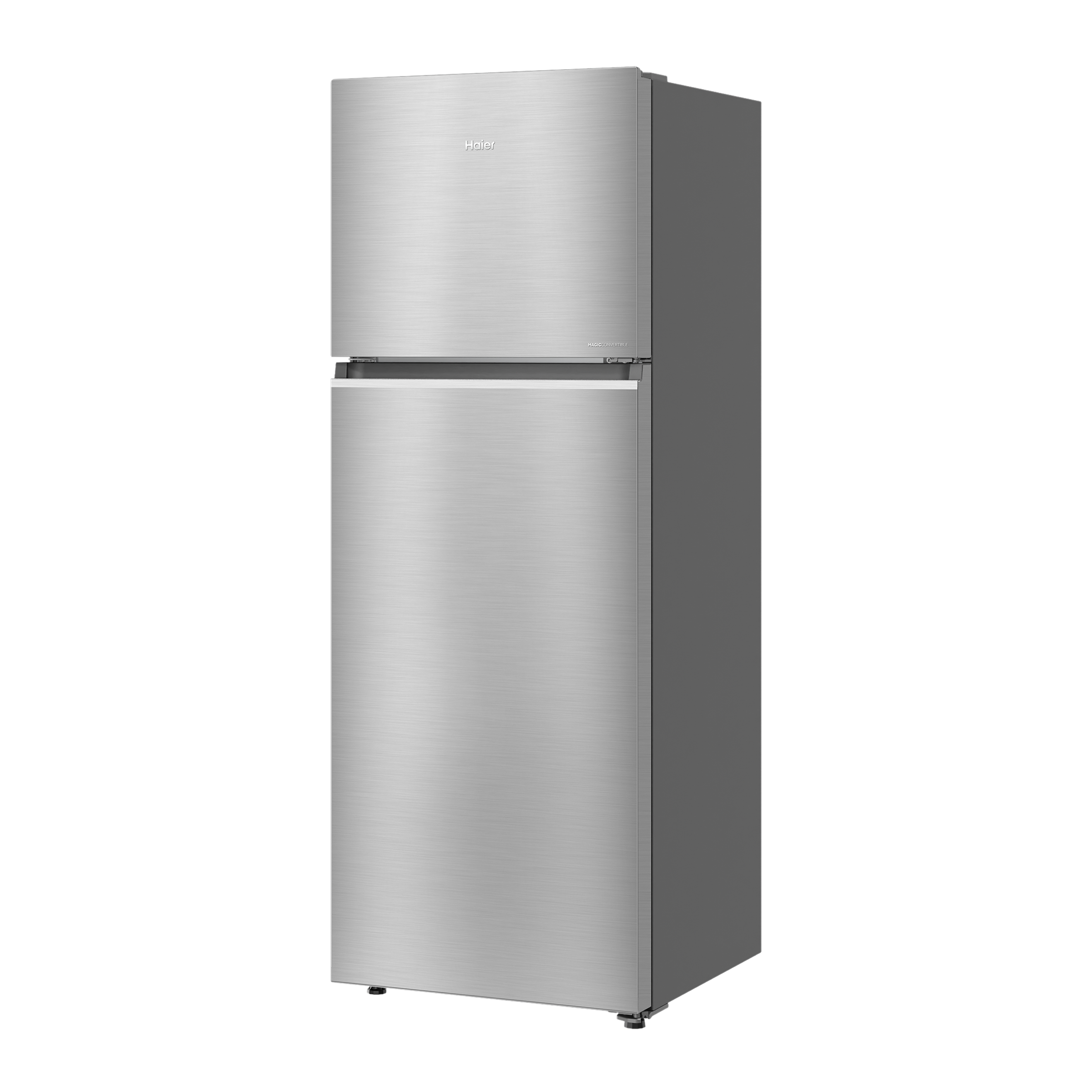 Haier 328 Litres 3 Star Frost Free Double Door Convertible Refrigerator with Triple Inverter Technology (HRF-3783BIS-P, Inox Steel)