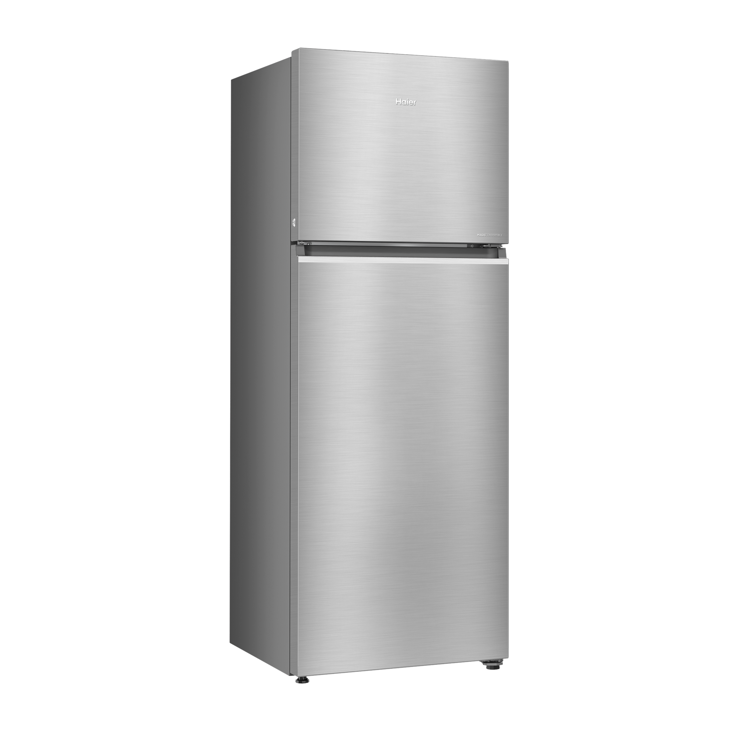 Haier 358 Litres 3 Star Frost Free Double Door Convertible Refrigerator with Triple Inverter Technology (HRF-4083BIS-P, Inox Steel)