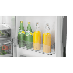 Haier 445 Litres 2 Star Frost Free Double Door Bottom Mount Convertible Refrigerator with Triple Inverter Technology (HRB-4952BIS-P, Inox Steel)