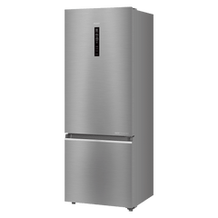 Haier 445 Litres 2 Star Frost Free Double Door Bottom Mount Convertible Refrigerator with Triple Inverter Technology (HRB-4952BIS-P, Inox Steel)