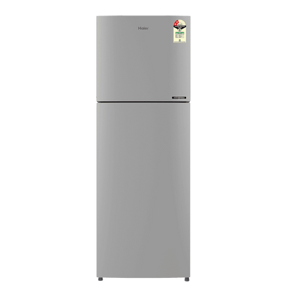 Haier 240 Litres 2 Star Frost Free Double Door Convertible Refrigerator with Turbo Icing (HRF-2902BMS-P, Moon Silver)