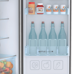 Haier 240 Litres 2 Star Frost Free Double Door Convertible Refrigerator with Turbo Icing (HRF-2902BMS-P, Moon Silver)
