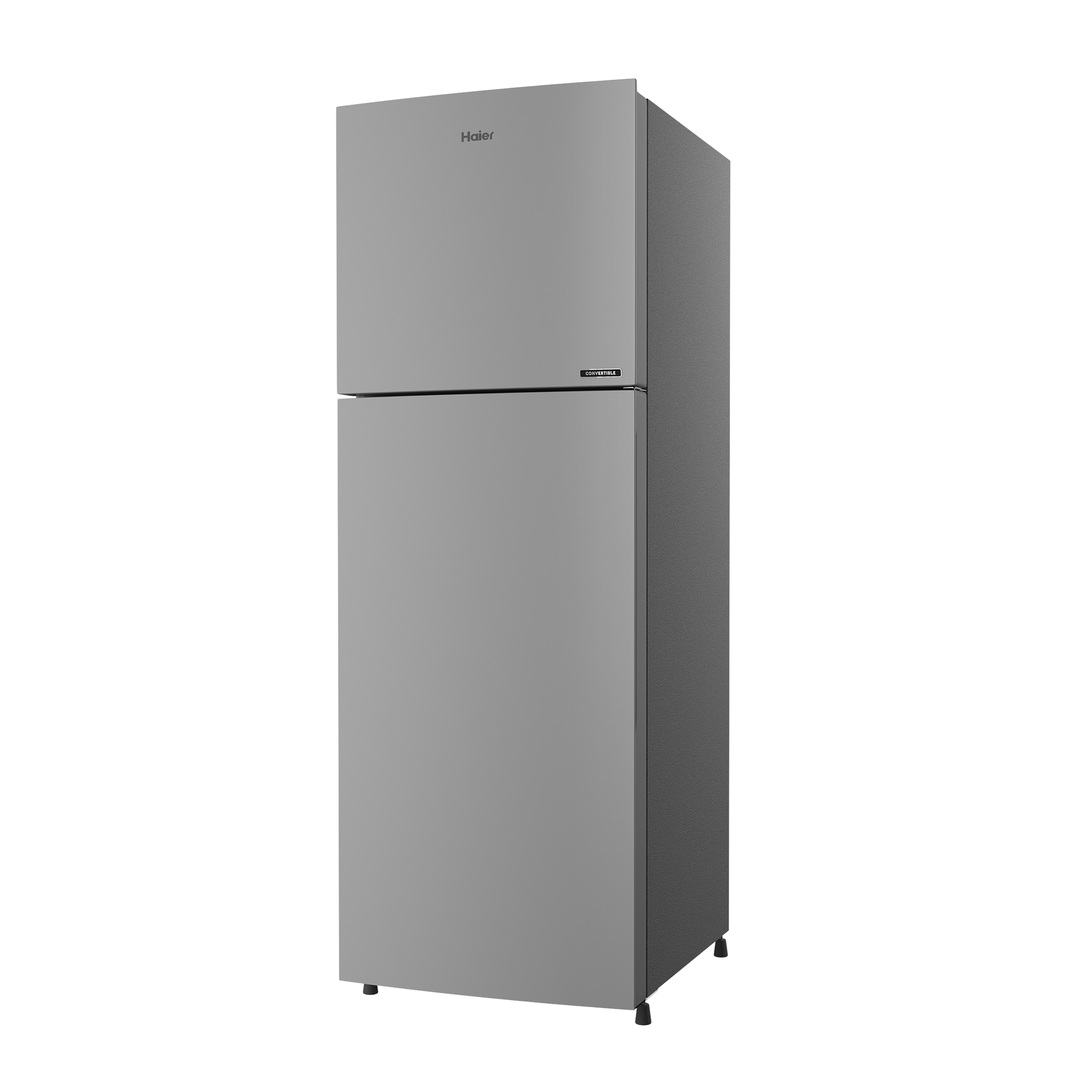 Haier 240 Litres 2 Star Frost Free Double Door Convertible Refrigerator with Turbo Icing (HRF-2902BMS-P, Moon Silver)