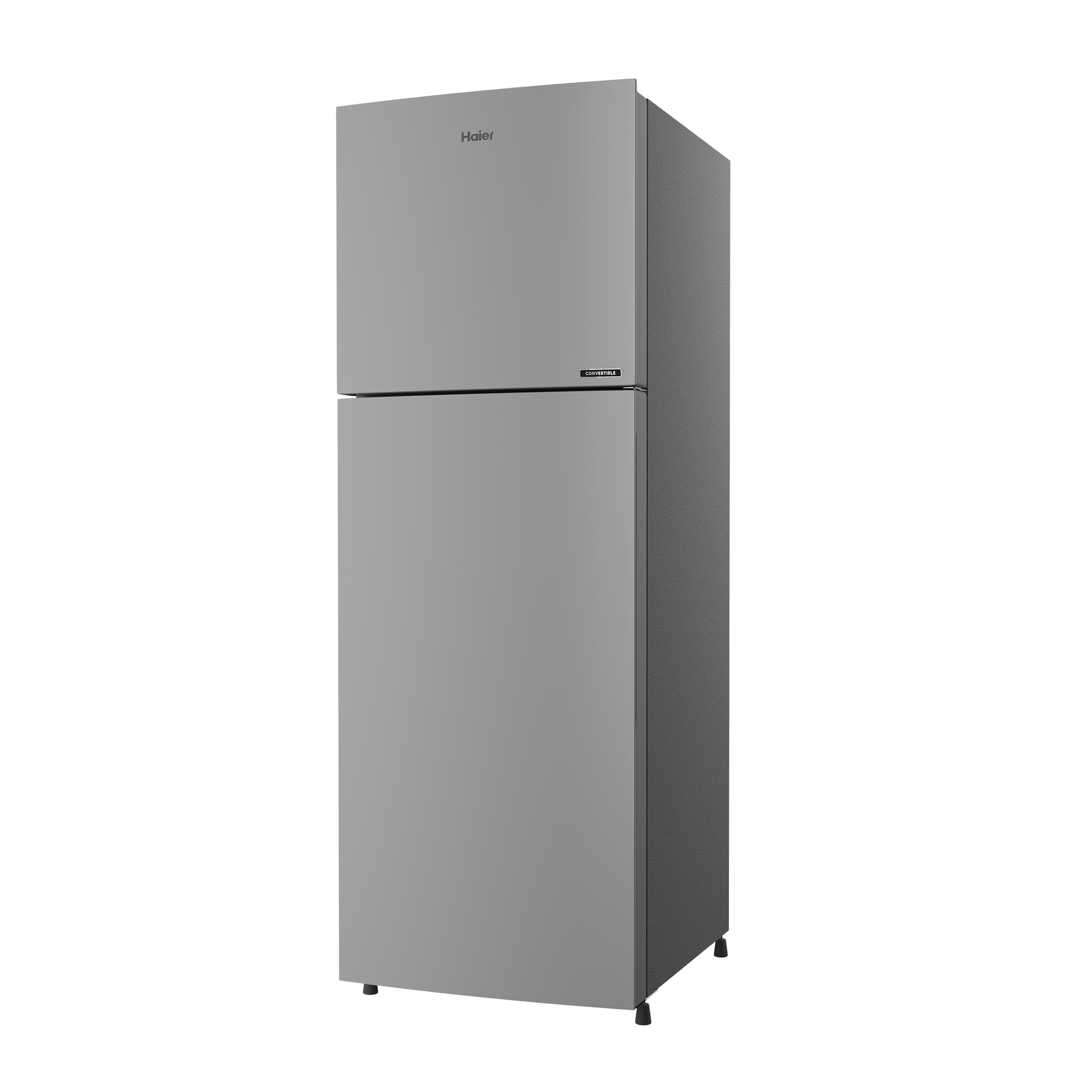 Haier 240 Litres 2 Star Frost Free Double Door Convertible Refrigerator with Turbo Icing (HRF-2902BMS-P, Moon Silver)