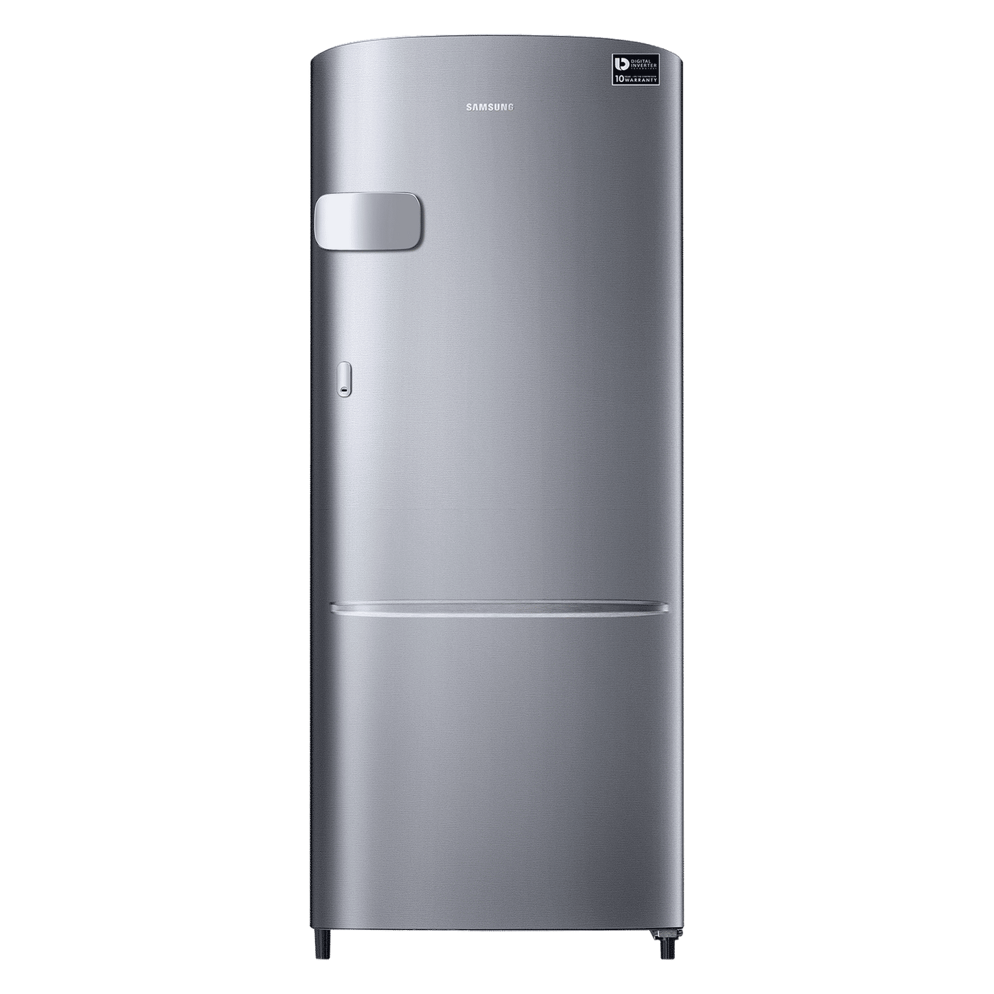 SAMSUNG Stylish Grande 183 Litres3 Star Direct Cool Single Door Refrigerator with Anti Bacterial Gasket (RR20C2Y23S8/HL, Elegant Inox)