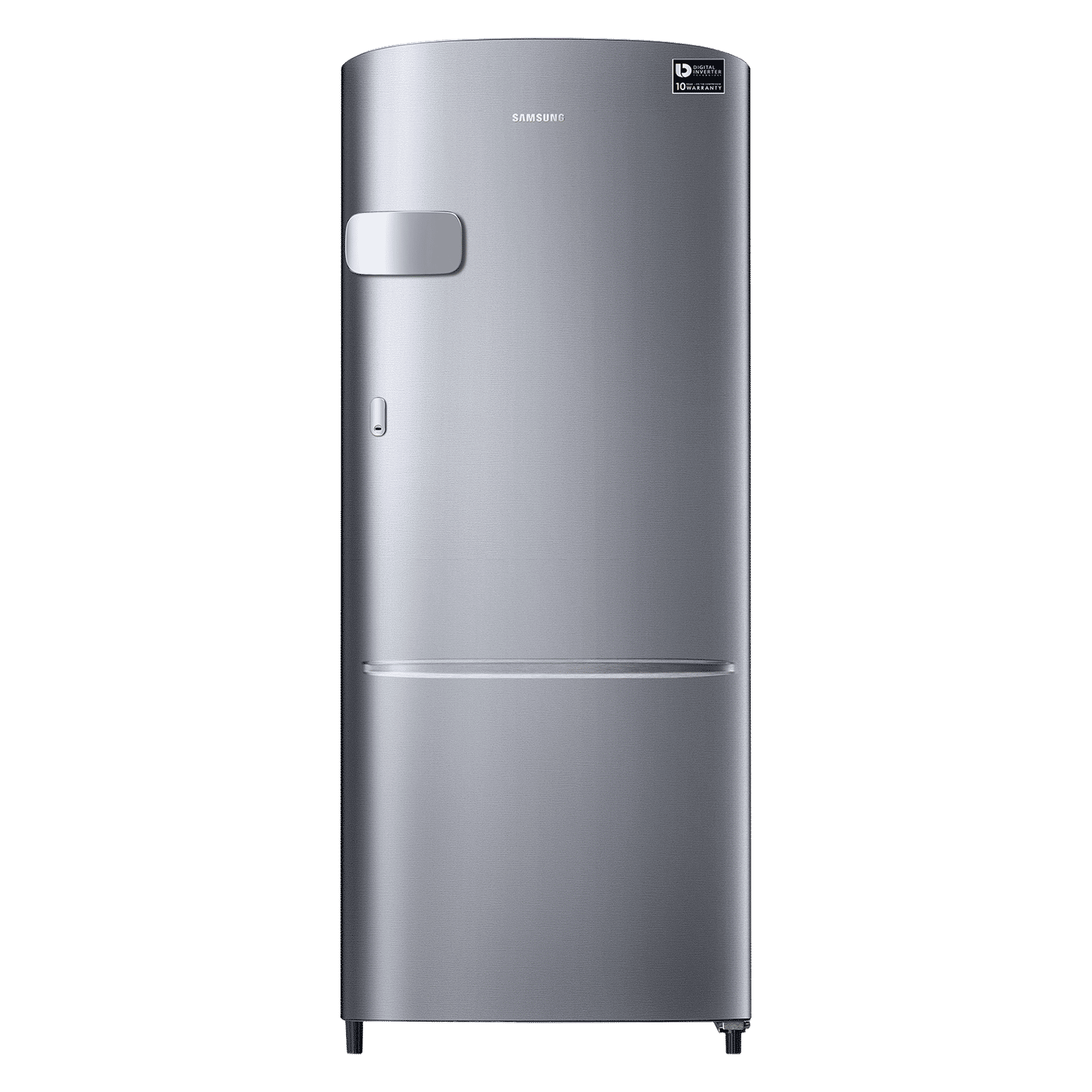 SAMSUNG Stylish Grande 183 Litres3 Star Direct Cool Single Door Refrigerator with Anti Bacterial Gasket (RR20C2Y23S8/HL, Elegant Inox)