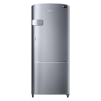SAMSUNG Stylish Grande 183 Litres3 Star Direct Cool Single Door Refrigerator with Anti Bacterial Gasket (RR20C2Y23S8/HL, Elegant Inox)