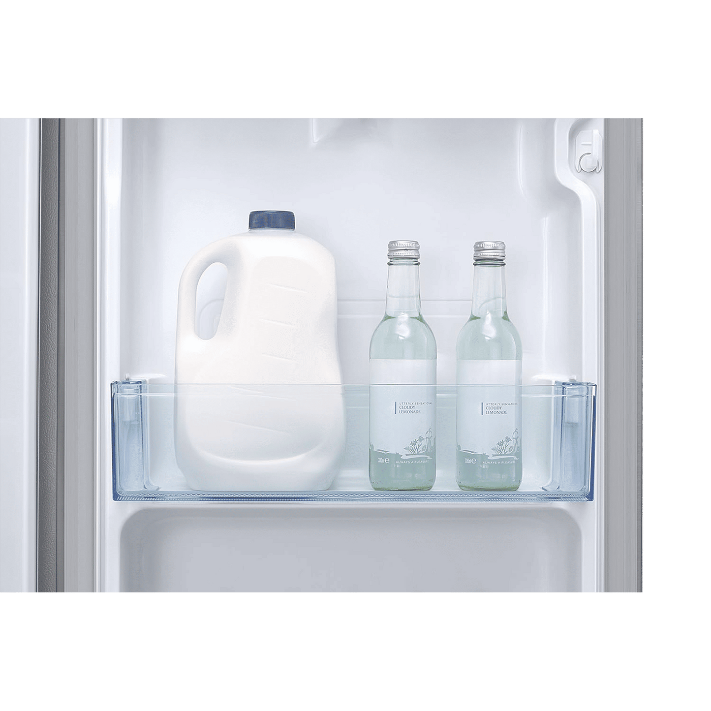 SAMSUNG Stylish Grande 183 Litres3 Star Direct Cool Single Door Refrigerator with Anti Bacterial Gasket (RR20C2Y23S8/HL, Elegant Inox)