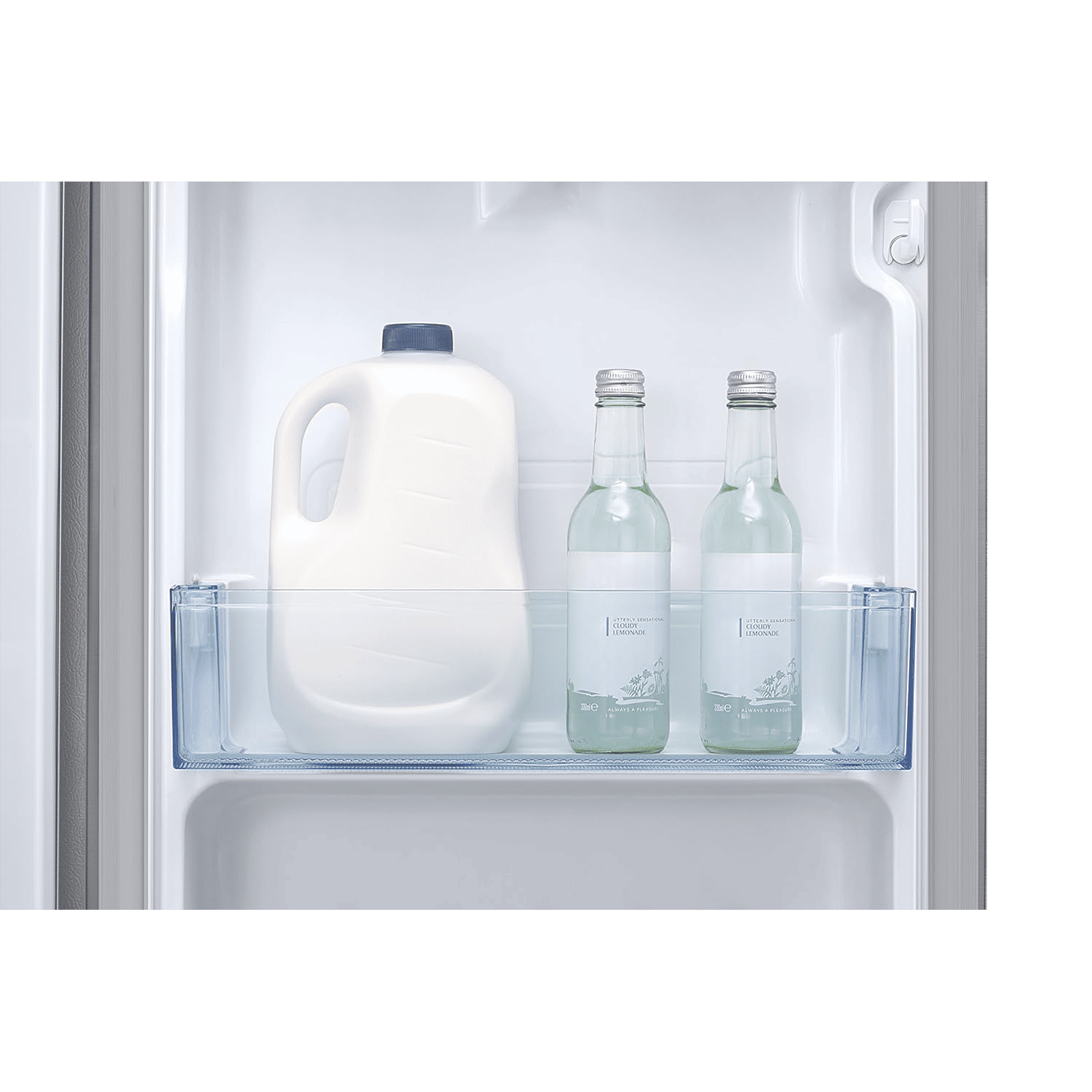 SAMSUNG Stylish Grande 183 Litres3 Star Direct Cool Single Door Refrigerator with Anti Bacterial Gasket (RR20C2Y23S8/HL, Elegant Inox)