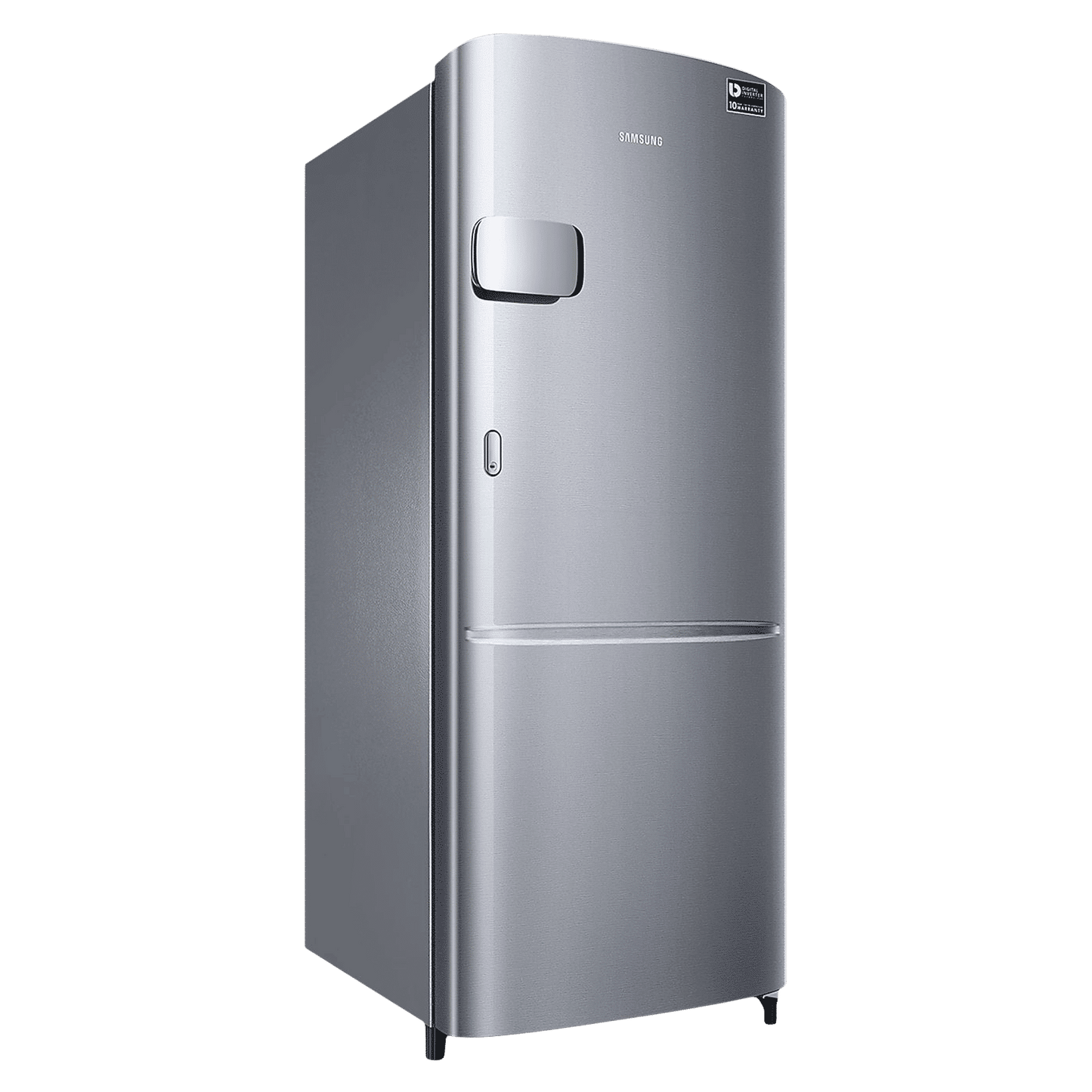 SAMSUNG Stylish Grande 183 Litres3 Star Direct Cool Single Door Refrigerator with Anti Bacterial Gasket (RR20C2Y23S8/HL, Elegant Inox)