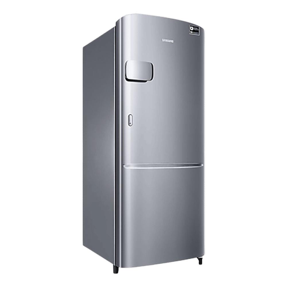 SAMSUNG Stylish Grande 183 Litres3 Star Direct Cool Single Door Refrigerator with Anti Bacterial Gasket (RR20C2Y23S8/HL, Elegant Inox)