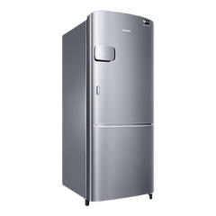 SAMSUNG Stylish Grande 183 Litres3 Star Direct Cool Single Door Refrigerator with Anti Bacterial Gasket (RR20C2Y23S8/HL, Elegant Inox)