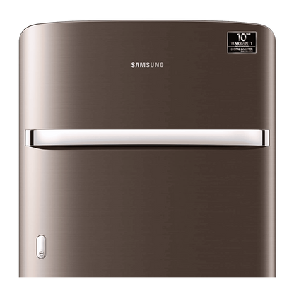 SAMSUNG Horizontal Curve 189 Litres 5 Star Direct Cool Single Door Refrigerator with Anti Bacterial Gasket (RR21C2H25DX/HL, Luxe Brown)