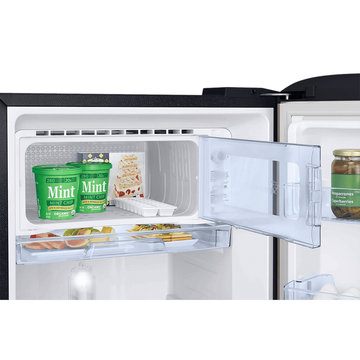 SAMSUNG Horizontal Curve 189 Litres 5 Star Direct Cool Single Door Refrigerator with Anti Bacterial Gasket (RR21C2H25DX/HL, Luxe Brown)