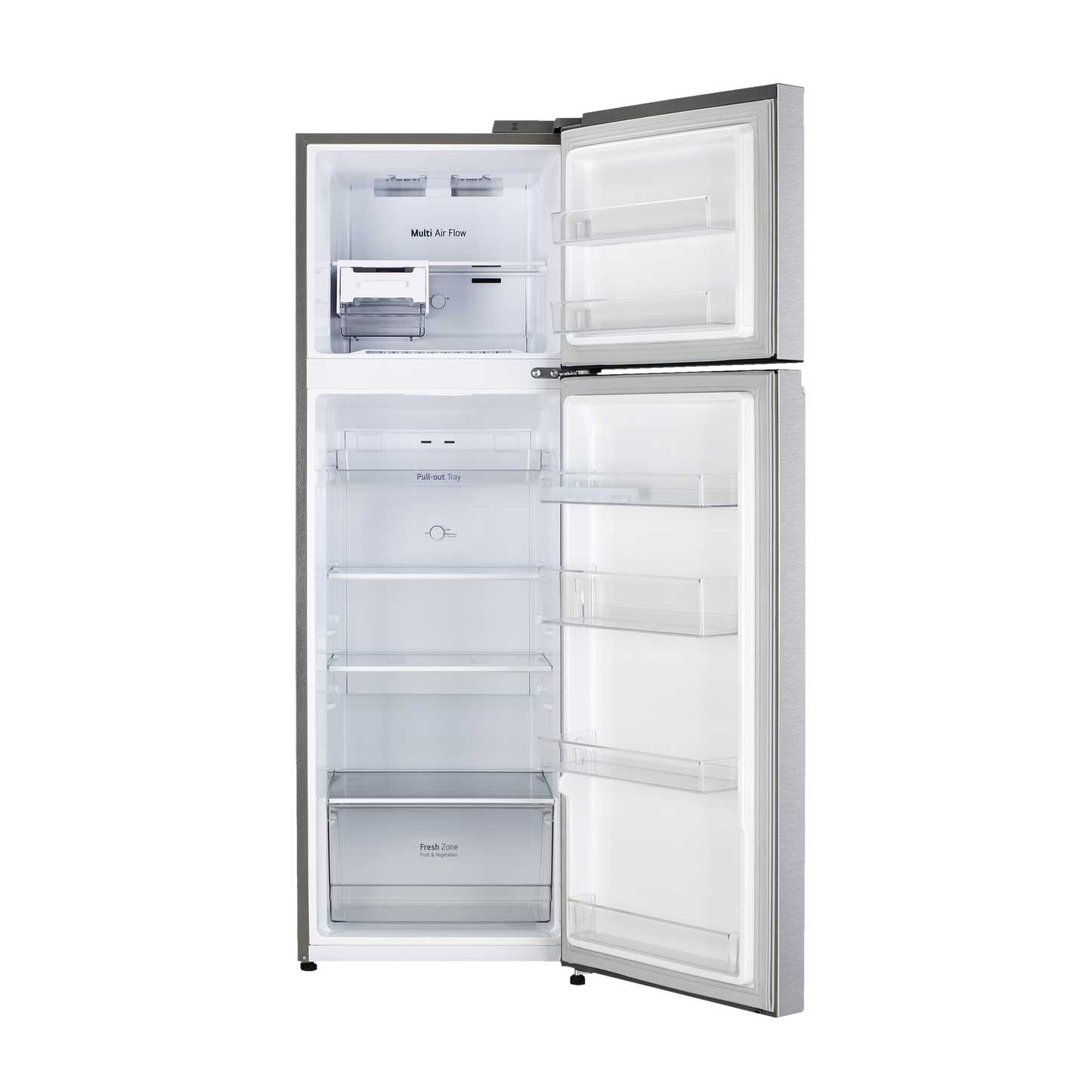 LG 272 Litres 2 Star Frost Free Double Door Refrigerator with Smart Diagnosis (GL-N312SDSY, Dazzle Steel)