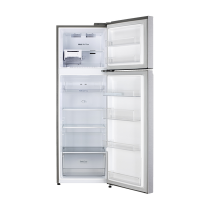 LG 272 Litres 2 Star Frost Free Double Door Refrigerator with Smart Diagnosis (GL-N312SDSY, Dazzle Steel)
