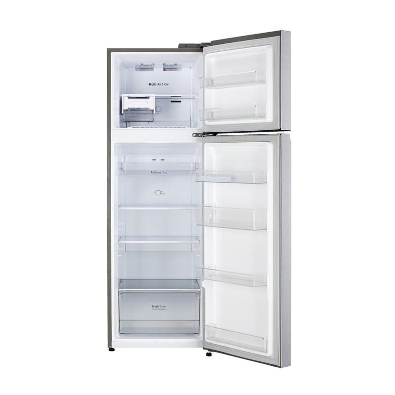 LG 272 Litres 2 Star Frost Free Double Door Refrigerator with Smart Diagnosis (GL-N312SDSY, Dazzle Steel)