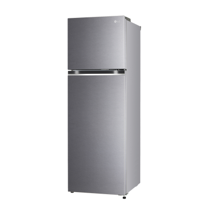 LG 272 Litres 2 Star Frost Free Double Door Refrigerator with Smart Diagnosis (GL-N312SDSY, Dazzle Steel)