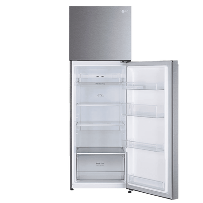 LG 272 Litres 2 Star Frost Free Double Door Refrigerator with Smart Diagnosis (GL-N312SDSY, Dazzle Steel)