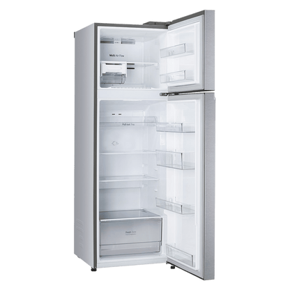 LG 272 Litres 2 Star Frost Free Double Door Refrigerator with Smart Diagnosis (GL-N312SDSY, Dazzle Steel)