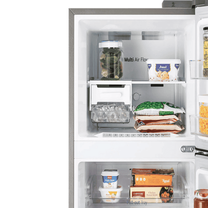 LG 272 Litres 2 Star Frost Free Double Door Refrigerator with Smart Diagnosis (GL-N312SDSY, Dazzle Steel)