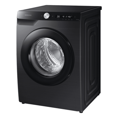 SAMSUNG 12 kg 5 Star Inverter Fully Automatic Front Load Washing Machine (WW12T504DAB/TL, Built-In Heater, Black Caviar)