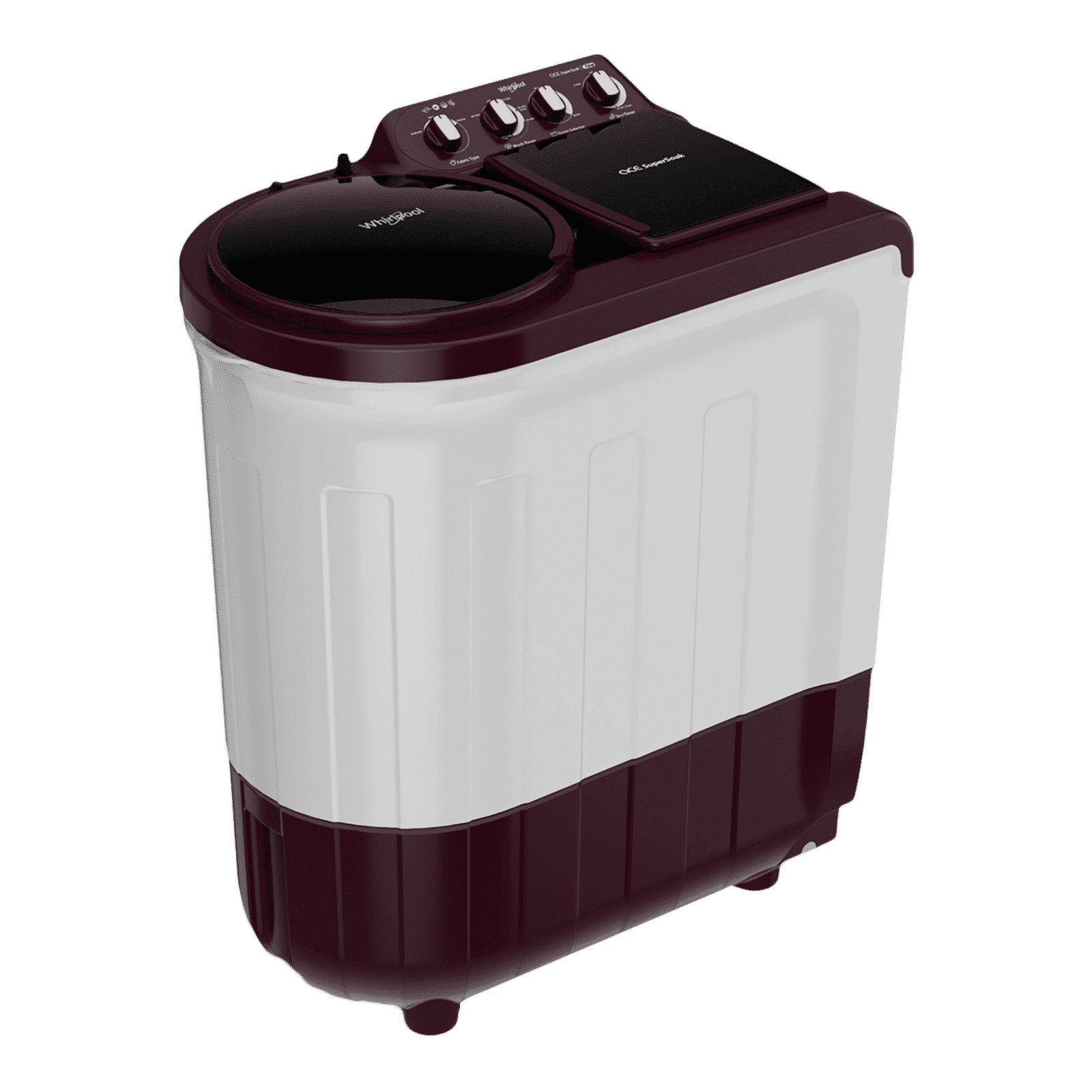Whirlpool 7 Kg 5 Star Semi- Automatic Washing Machine with Soak Technology (Ace Supreme Pro, 30298, Wine)