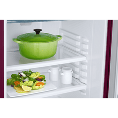 SAMSUNG Stylish Grande 183 Litres3 Star Direct Cool Single Door Refrigerator with Anti Bacterial Gasket (RR20C1723R8/HL, Blooming Saffron Red)