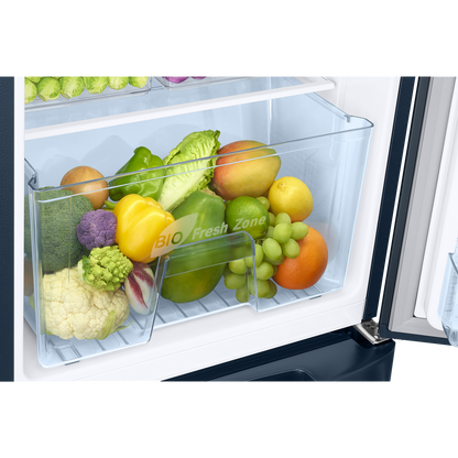 SAMSUNG 183 Litres 3 Star Direct Cool Single Door Refrigerator (RR20C1823U8/HL, Saffron Blue)