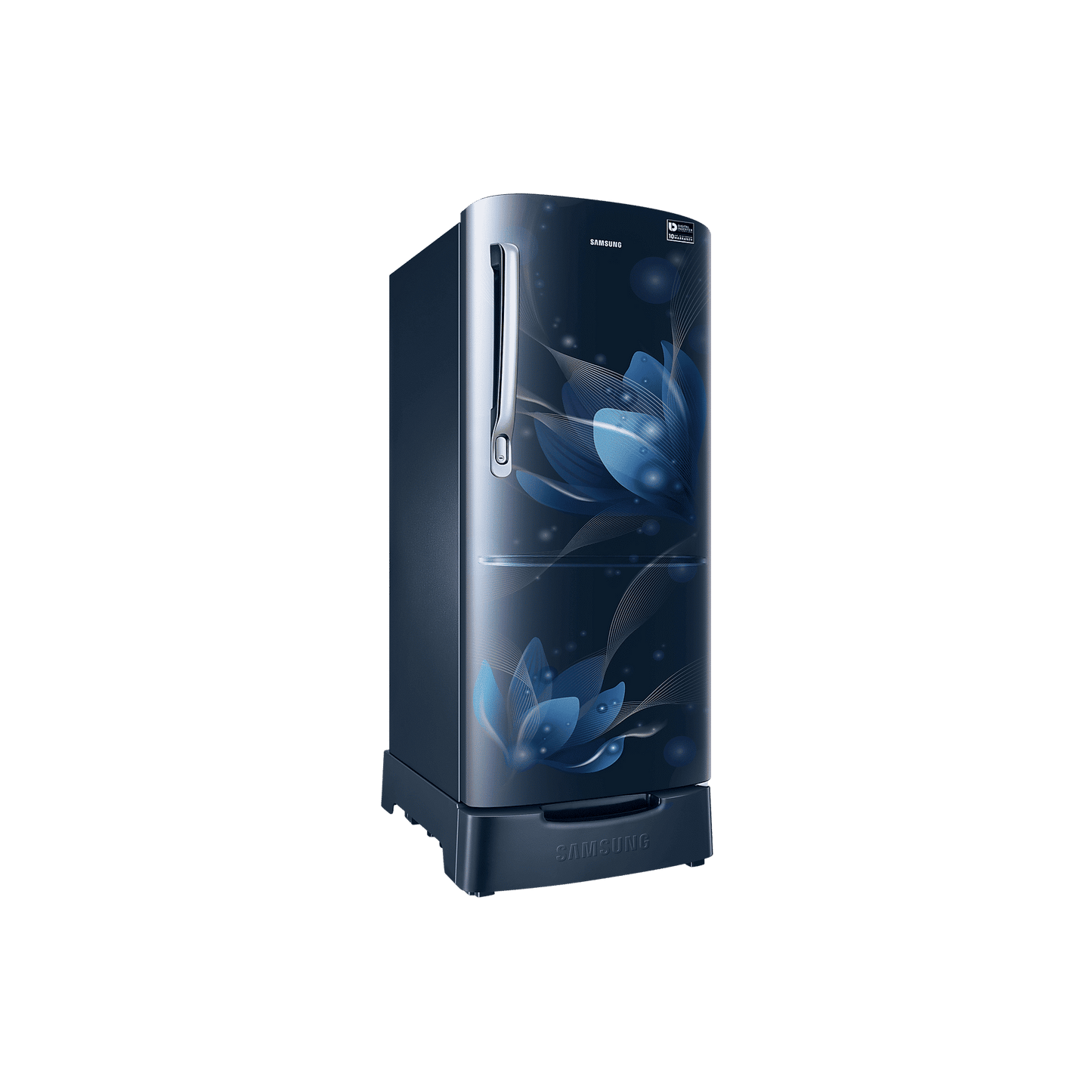 SAMSUNG 183 Litres 3 Star Direct Cool Single Door Refrigerator (RR20C1823U8/HL, Saffron Blue)