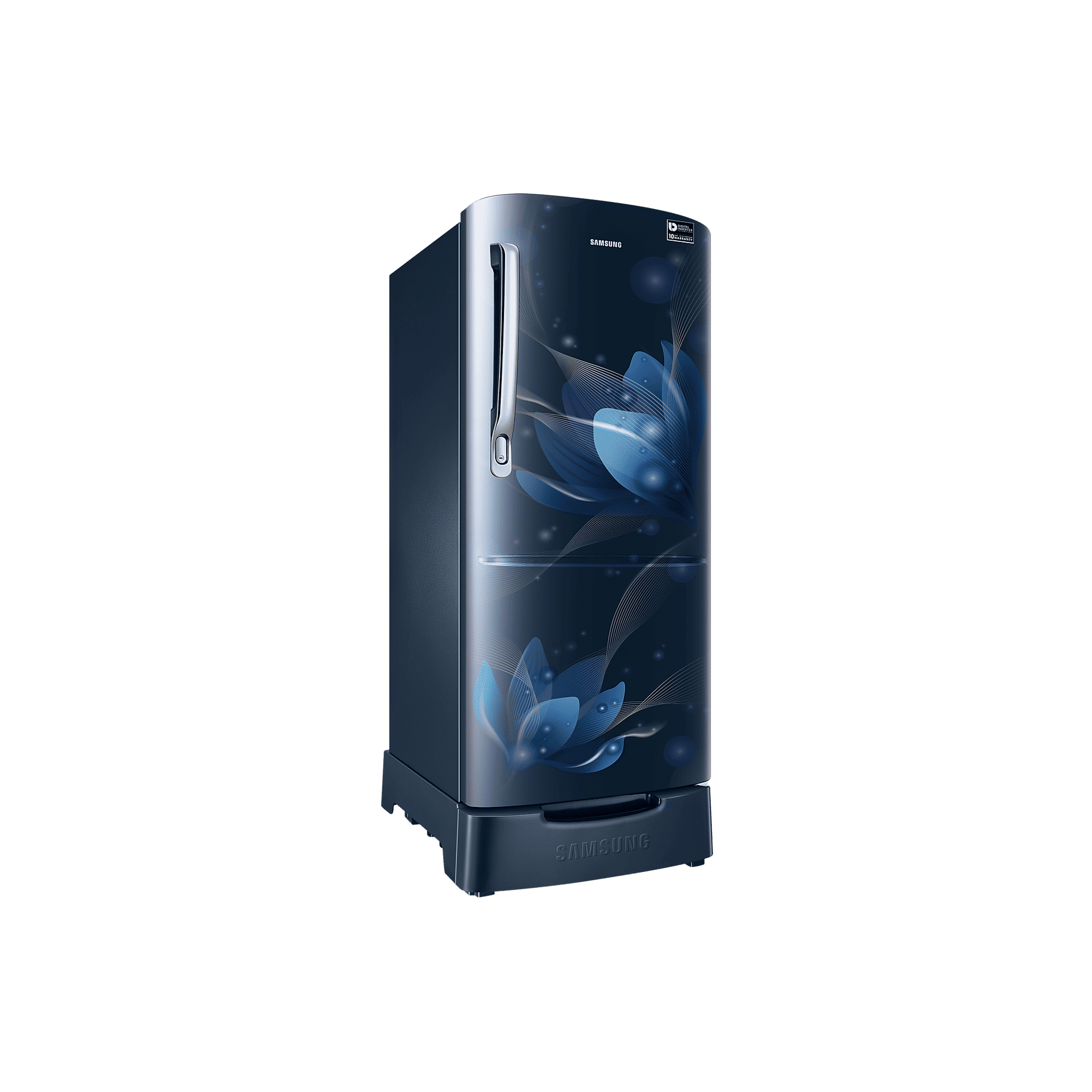 SAMSUNG 183 Litres 3 Star Direct Cool Single Door Refrigerator (RR20C1823U8/HL, Saffron Blue)