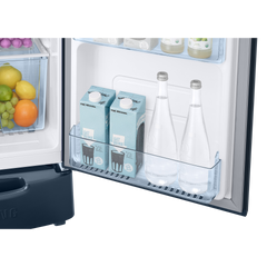 SAMSUNG 183 Litres 3 Star Direct Cool Single Door Refrigerator (RR20C1823U8/HL, Saffron Blue)