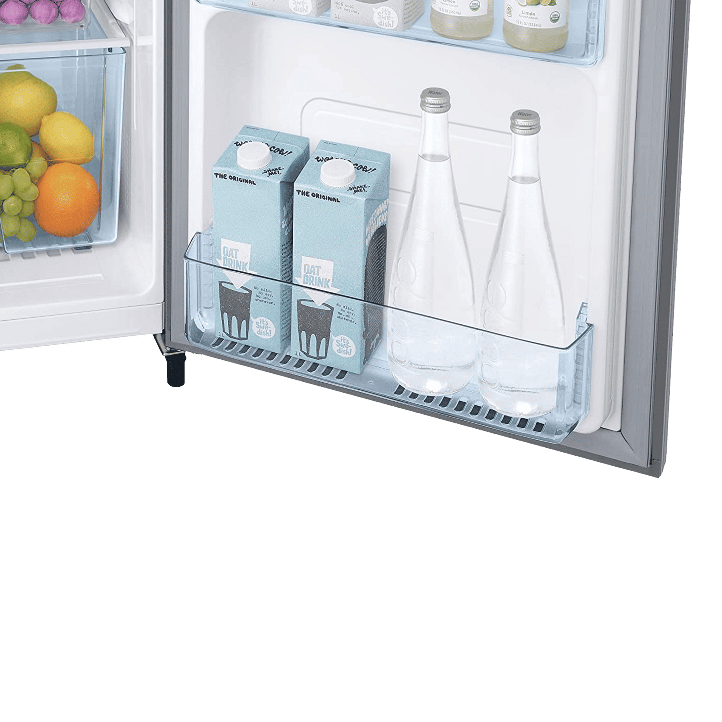 SAMSUNG Stylish Grande 183 Litres3 Star Direct Cool Single Door Refrigerator with Anti Bacterial Gasket (RR20C1723S8/HL, Elegant Inox)