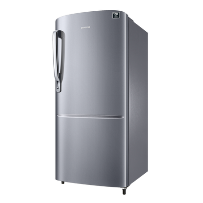 SAMSUNG Stylish Grande 183 Litres3 Star Direct Cool Single Door Refrigerator with Anti Bacterial Gasket (RR20C1723S8/HL, Elegant Inox)