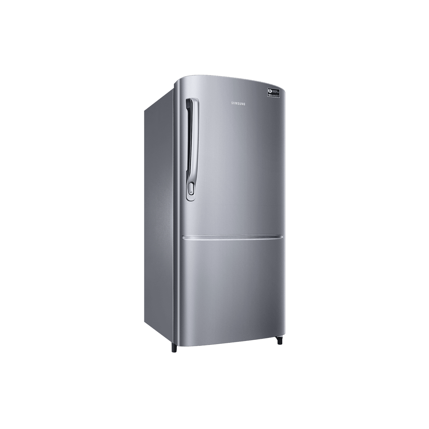 SAMSUNG Stylish Grande 183 Litres3 Star Direct Cool Single Door Refrigerator with Anti Bacterial Gasket (RR20C1723S8/HL, Elegant Inox)