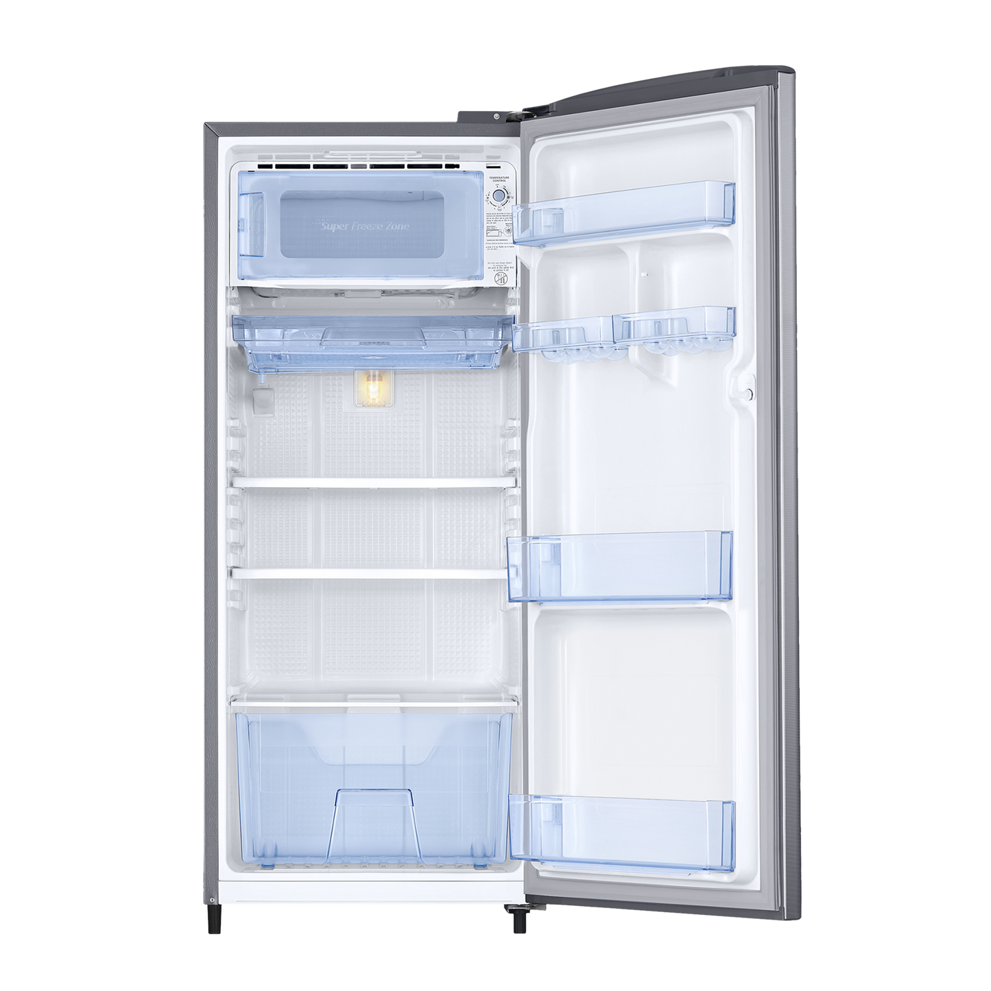 SAMSUNG Stylish Grande 183 Litres3 Star Direct Cool Single Door Refrigerator with Anti Bacterial Gasket (RR20C1723S8/HL, Elegant Inox)