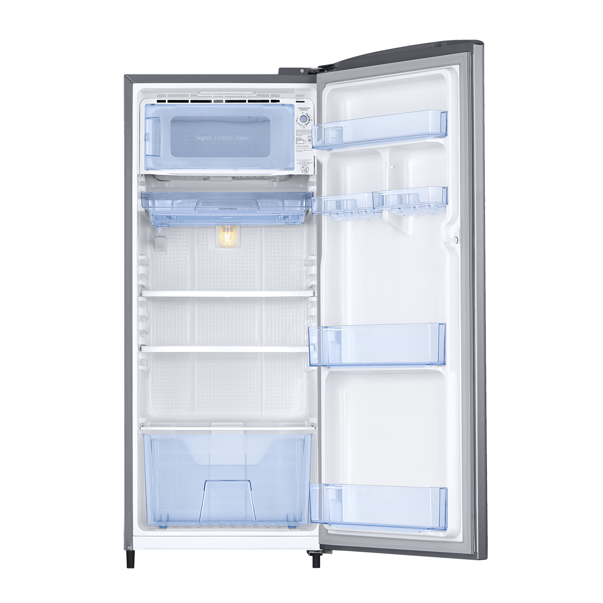 SAMSUNG Stylish Grande 183 Litres3 Star Direct Cool Single Door Refrigerator with Anti Bacterial Gasket (RR20C1723S8/HL, Elegant Inox)