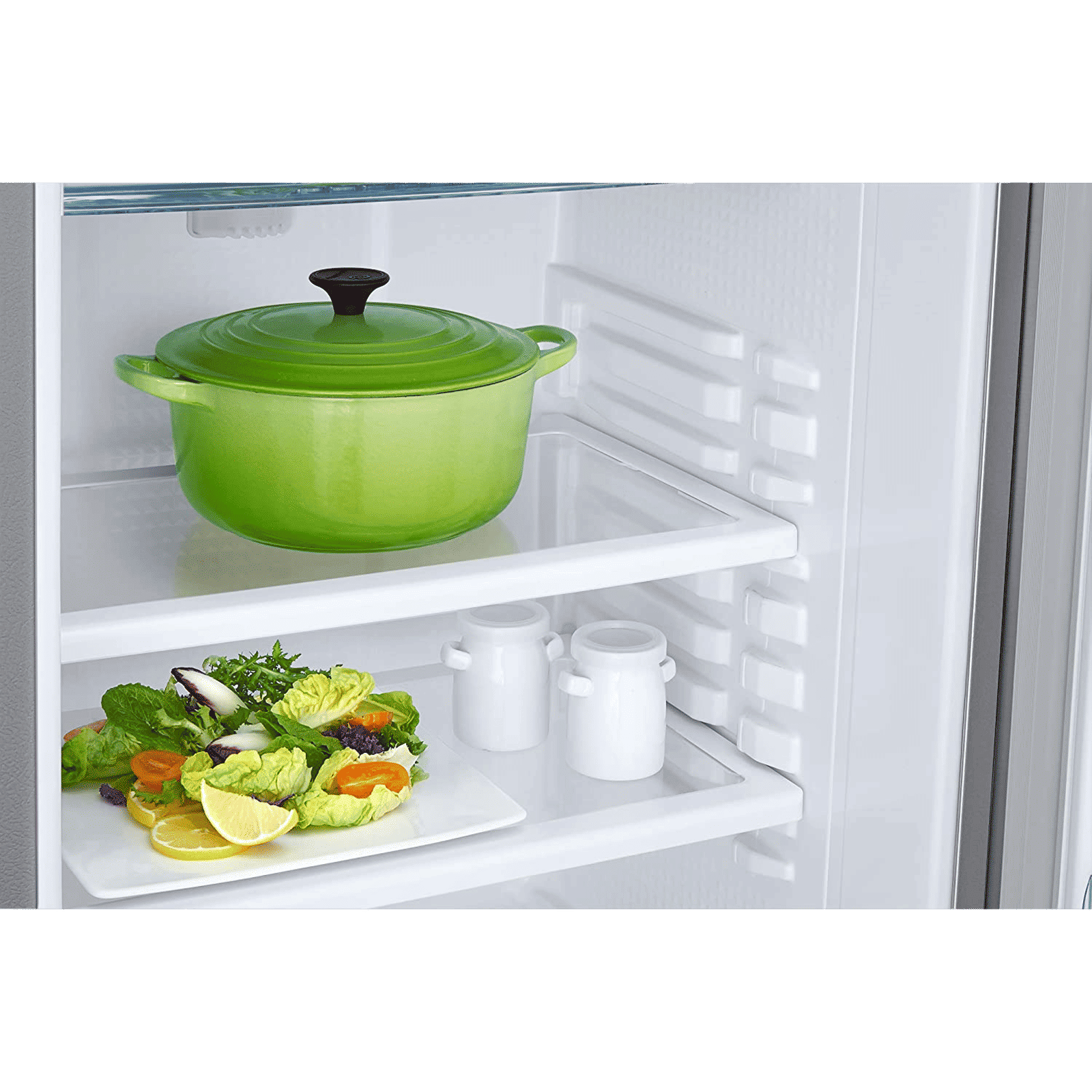 SAMSUNG Stylish Grande 183 Litres3 Star Direct Cool Single Door Refrigerator with Anti Bacterial Gasket (RR20C1723S8/HL, Elegant Inox)