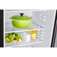 SAMSUNG Stylish Grande 223 Litres3 Star Direct Cool Single Door Refrigerator with Base Stand Drawer (RR24C2Z23CR/NL, Camellia Purple)