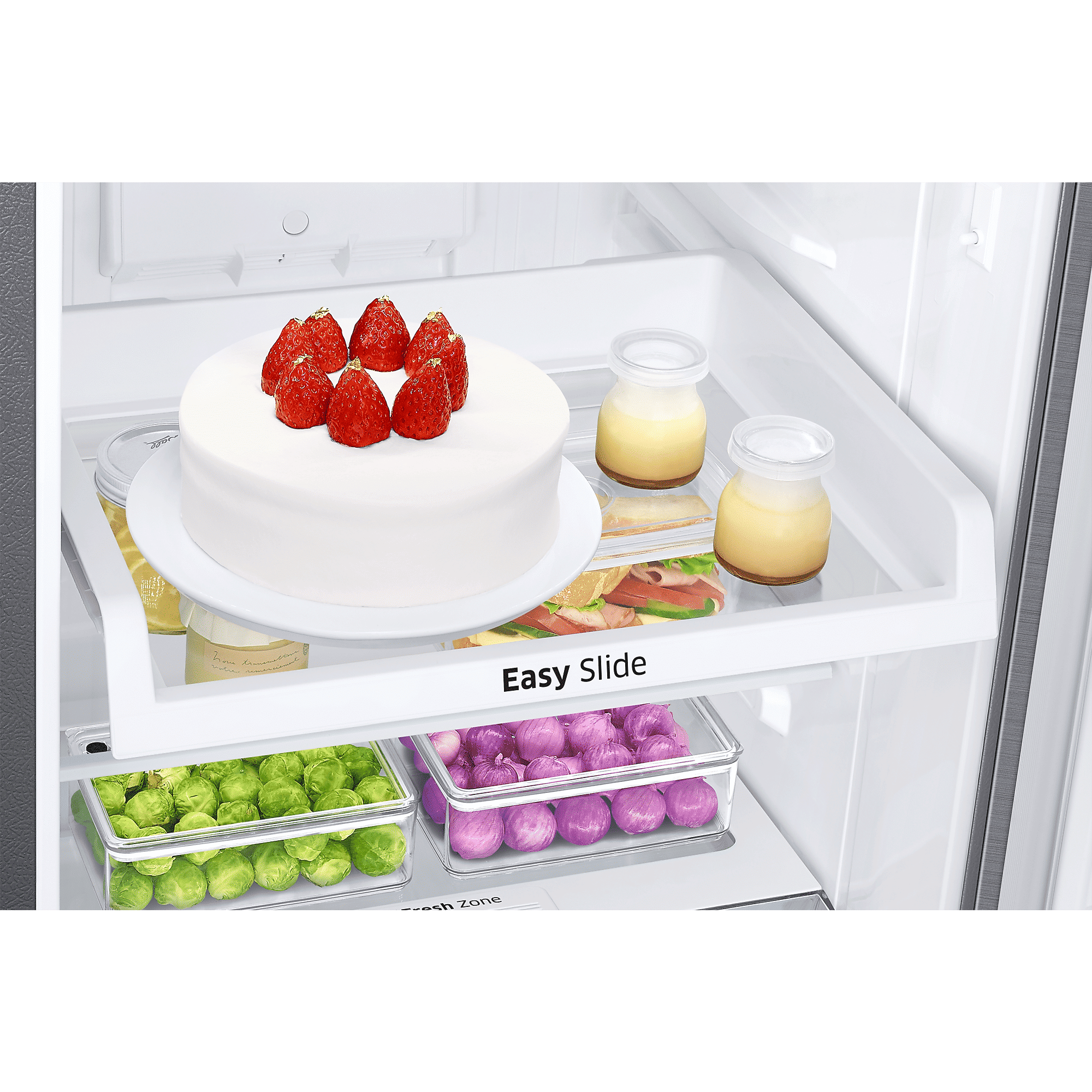 SAMSUNG 236 Litres 2 Star Frost Free Double Door Convertible Refrigerator with Anti Bacterial Gasket (RT28C3922S9/HL, Refined Inox)