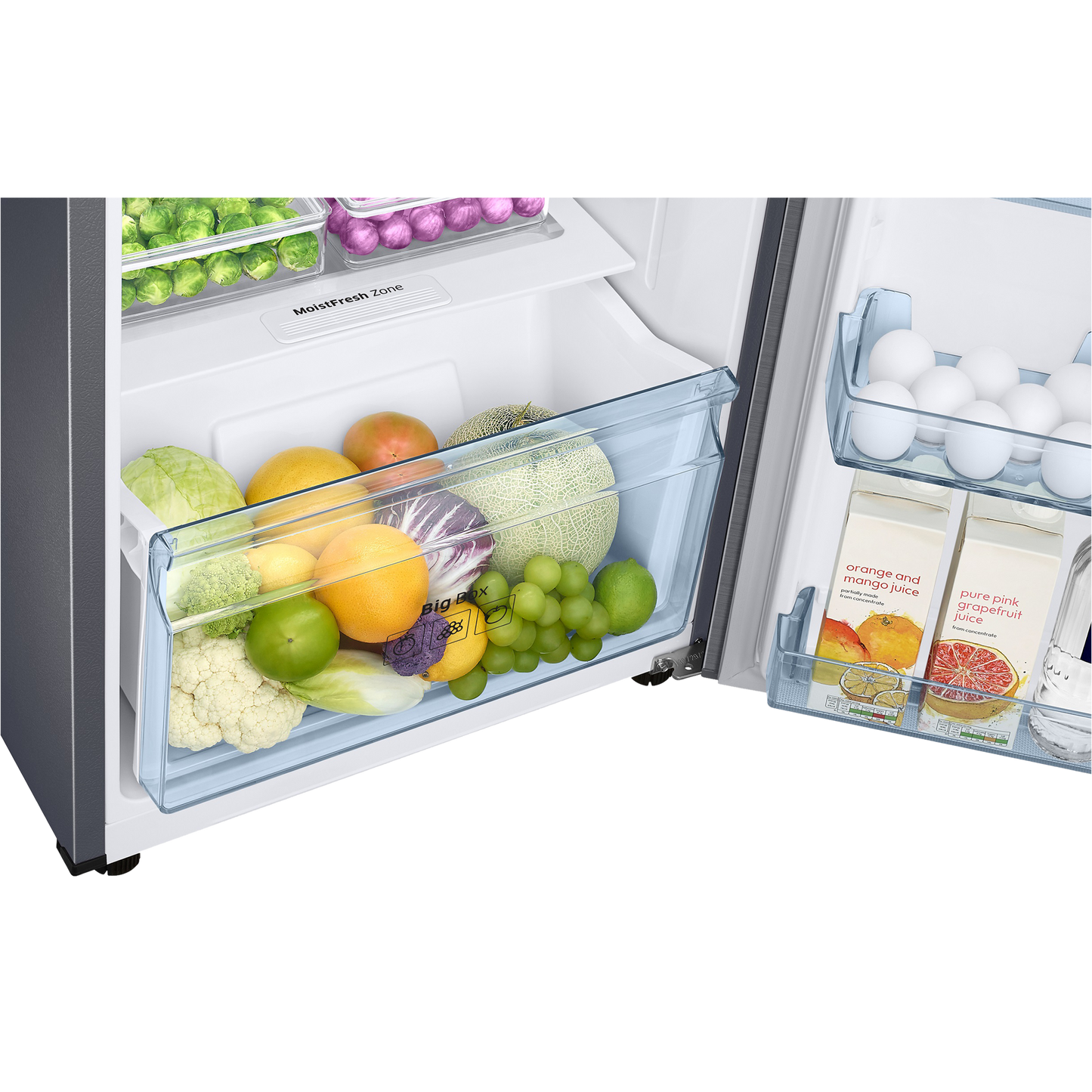 SAMSUNG 236 Litres 2 Star Frost Free Double Door Convertible Refrigerator with Anti Bacterial Gasket (RT28C3922S9/HL, Refined Inox)