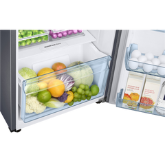 SAMSUNG 236 Litres 2 Star Frost Free Double Door Convertible Refrigerator with Anti Bacterial Gasket (RT28C3922S9/HL, Refined Inox)